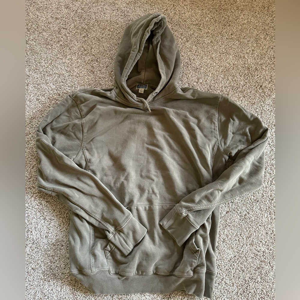 J.Crew hoodie military green size medium